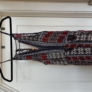 xs EN Creme printed jumpsuit